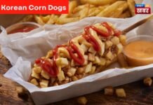 चीज़ी कोरियन कॉर्न डॉग रेसिपी
